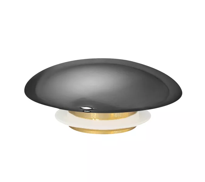 Накладка на слив для раковины ABBER AC0014GS серебро, керамика, Выбрать цвет: Серебро, изображение 2