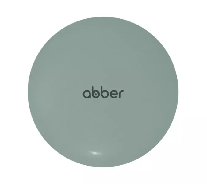 Накладка на слив для раковины ABBER AC0014MCG светло-зеленая матовая, керамика, Выбрать цвет: светло-зеленая матовая