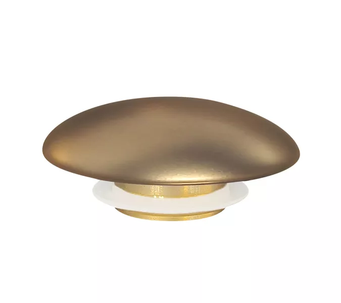 Накладка на слив для раковины ABBER AC0014MMG золото матовое, керамика, Выбрать цвет: Золото матовое, изображение 2