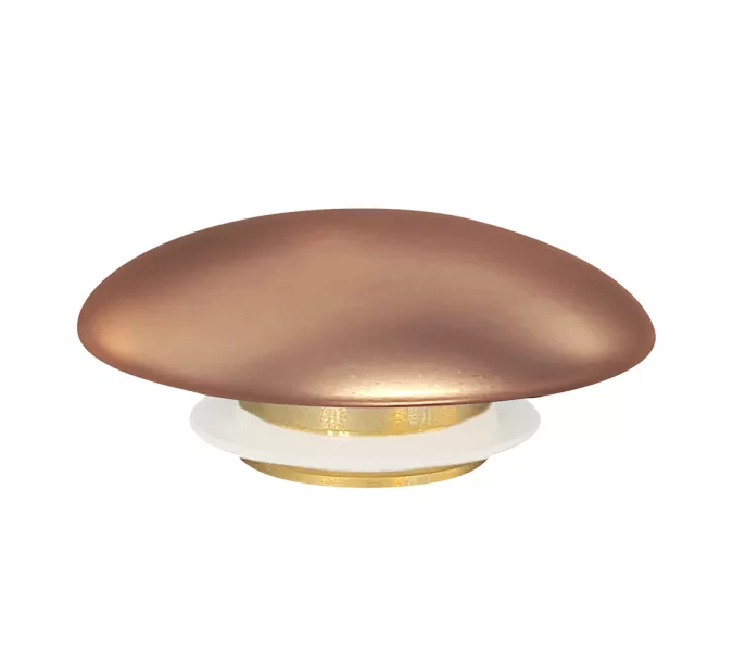 Накладка на слив для раковины ABBER AC0014MRG розовое золото матовое, керамика, Выбрать цвет: розовое золото матовое, изображение 2