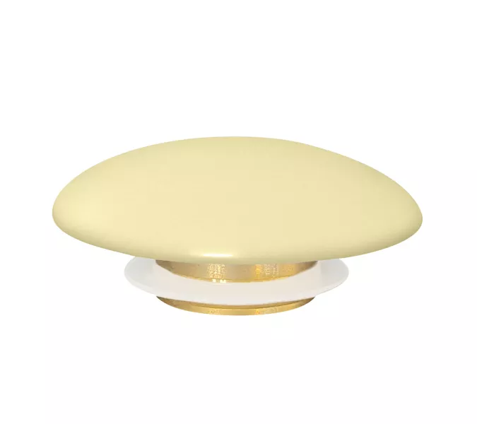 Накладка на слив для раковины ABBER AC0014MY желтая матовая, керамика, Выбрать цвет: желтая матовая, изображение 2