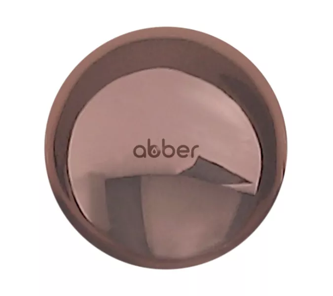 Накладка на слив для раковины ABBER AC0014RG розовое золото, керамика, Выбрать цвет: Розовое золото