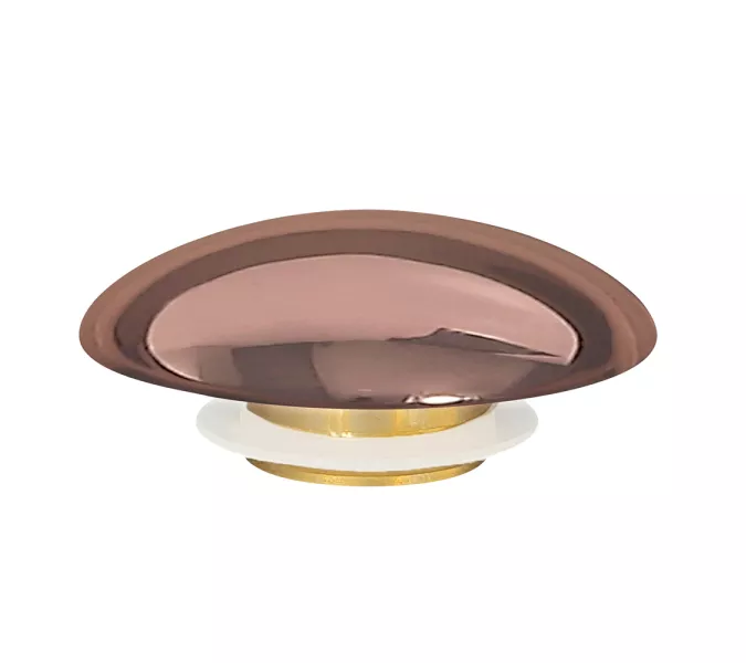 Накладка на слив для раковины ABBER AC0014RG розовое золото, керамика, Выбрать цвет: Розовое золото, изображение 2