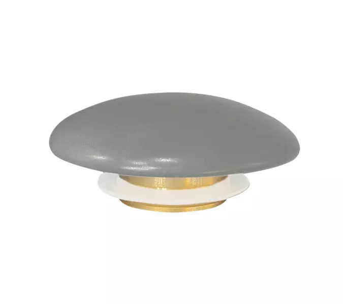 Накладка на слив для раковины ABBER AC0014MG серая матовая, керамика, Выбрать цвет: Серый матовый, изображение 2