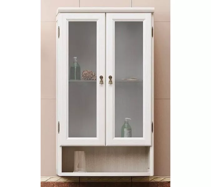 Подвесной шкаф Opadiris Клио 57 стекло белый матовый, изображение 2