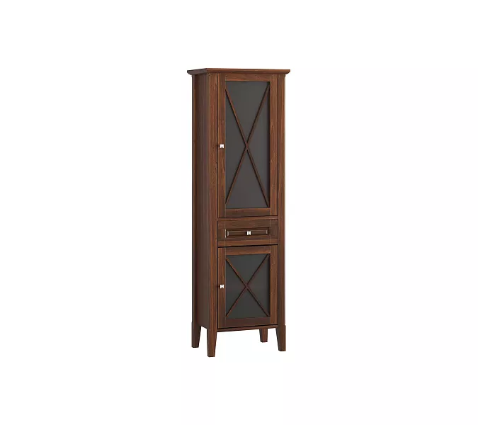 Пенал напольный OPADIRIS Палермо левый/правый,  светлый орех, Выбрать цвет: Светлый орех, Ориентация: Правая