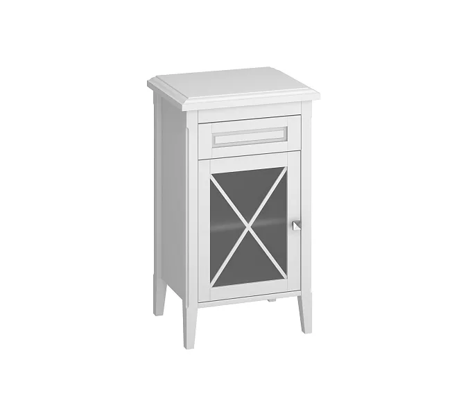 Комод OPADIRIS Палермо, белый матовый, правый, Выбрать цвет: Белый матовый