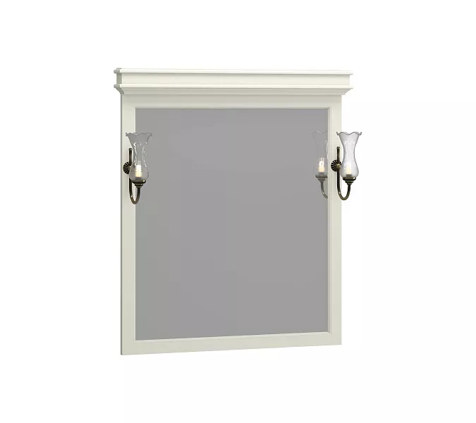 Зеркало со светильниками OPADIRIS Борджи слоновая кость, Выбрать цвет: Слоновая кость