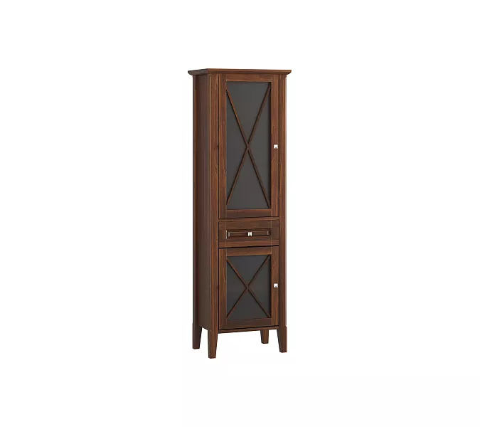 Пенал напольный OPADIRIS Палермо левый/правый,  светлый орех, Выбрать цвет: Светлый орех, Ориентация: Левая