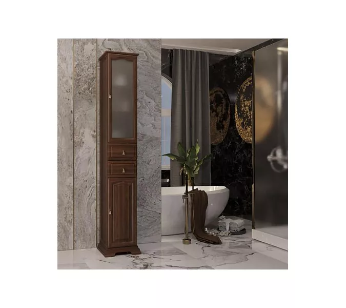 Пенал OPADIRIS Риспекто-30 левый/правый орех антикварный, Выбрать цвет: Орех антикварный, Ориентация: Правая, изображение 2