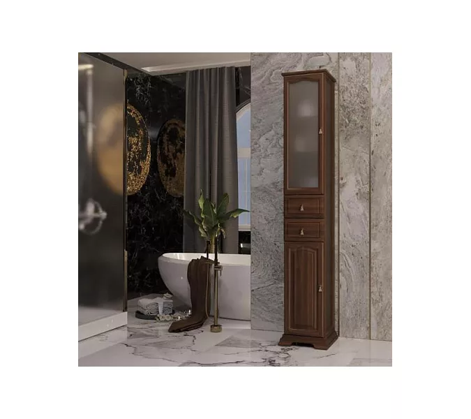 Пенал OPADIRIS Риспекто-30 левый/правый орех антикварный, Выбрать цвет: Орех антикварный, Ориентация: Левая, изображение 2