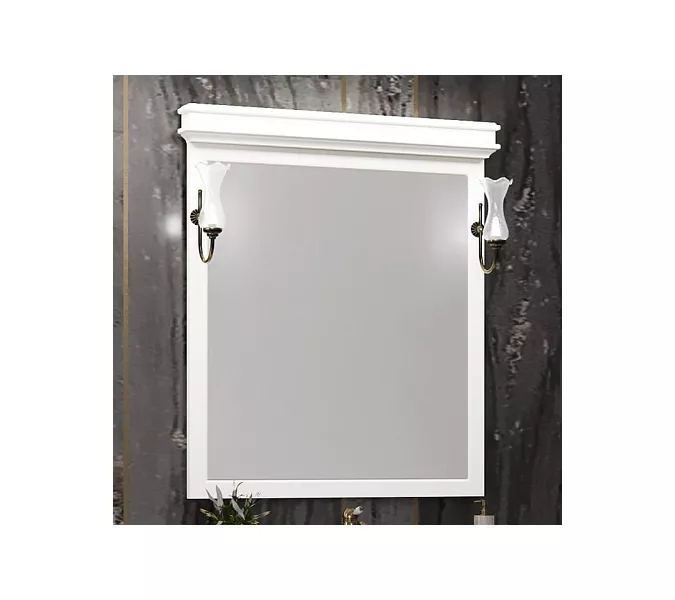 Зеркало со светильниками OPADIRIS Борджи слоновая кость, Выбрать цвет: Слоновая кость, изображение 2