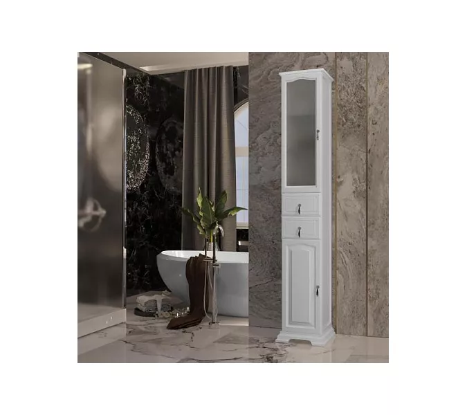 Пенал OPADIRIS Риспекто-30 левый/правый белый, Выбрать цвет: Белый, Ориентация: Левая, изображение 2