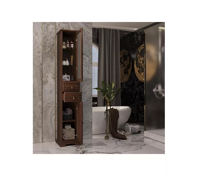 Пенал OPADIRIS Риспекто-30 левый/правый орех антикварный, Выбрать цвет: Орех антикварный, Ориентация: Правая, изображение 3