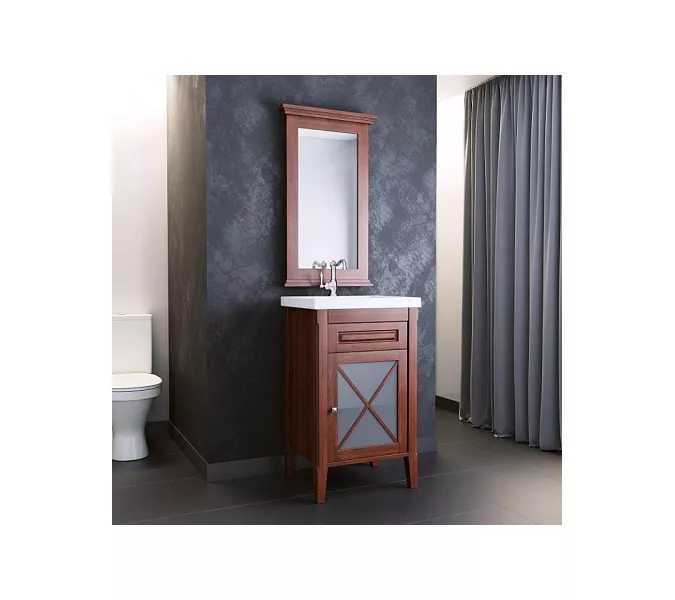 Зеркало OPADIRIS  Палермо Светлый орех, Выбрать цвет: Светлый орех, Выбрать размер: 50, изображение 3