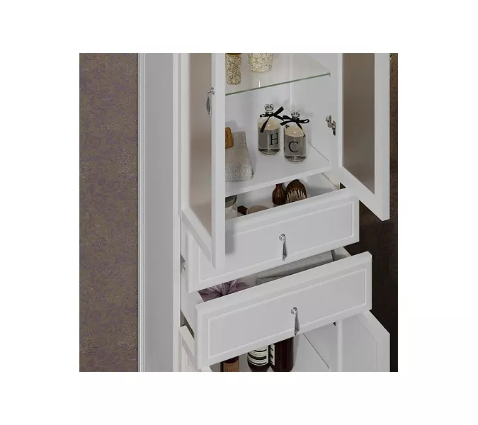 Пенал OPADIRIS Риспекто-60 Белый матовый, Выбрать цвет: Белый, изображение 4