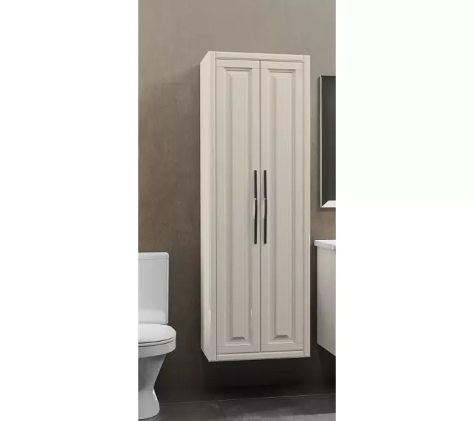 Шкаф пенал Smile Касабланка 50 подвесной, бежевый, изображение 2