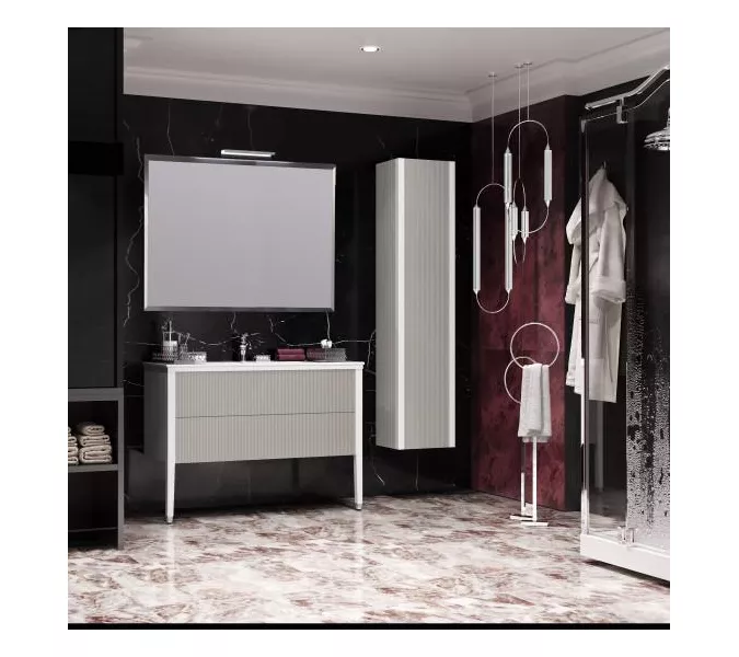 Пенал Opadiris Рубинно, универсальный, цвет Серый глянцевый, Выбрать цвет: серый глянцевый, изображение 4