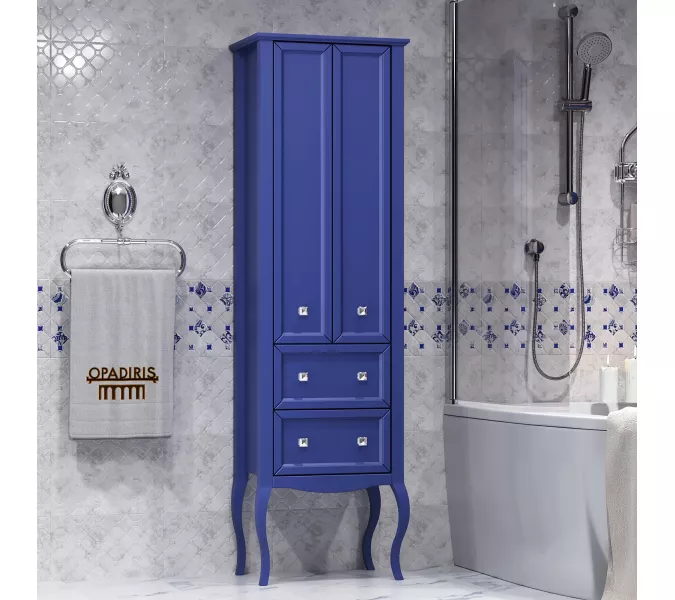 Пенал Opadiris Валери 56 двухстворчатый, цвет сапфир, Выбрать цвет: Сапфир, изображение 2