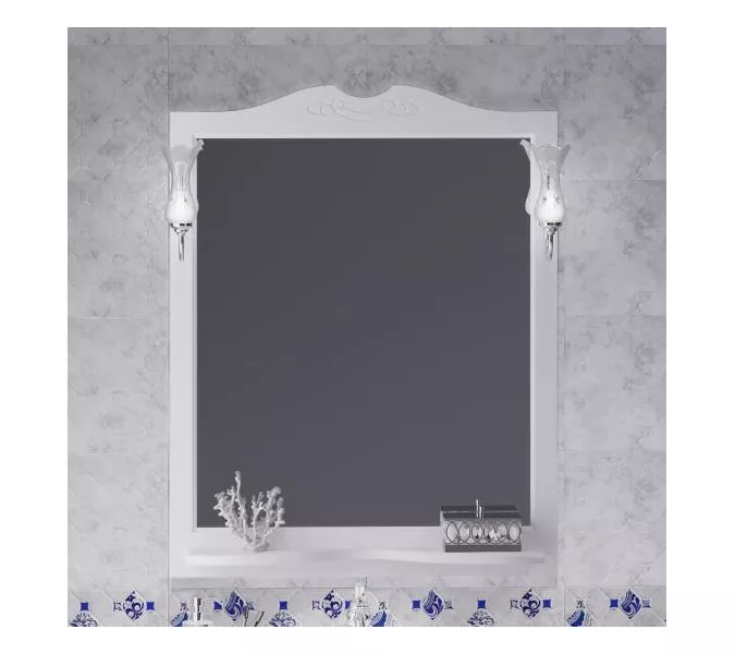 Тумба напольная с раковиной Opadiris Валери, цвет белый, Выбрать цвет: Белый, Выбрать размер: 85, изображение 6