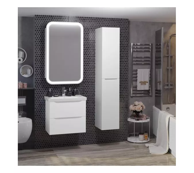 Зеркальный шкаф Opadiris Элеганс премиум, подогрев, ИК датчик, Выбрать размер: 60, изображение 6