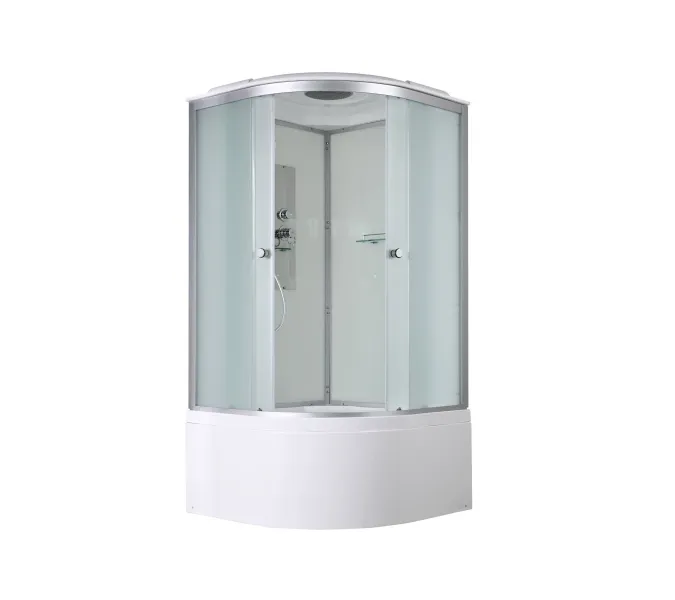 Душевая кабина AvaCan D5080/5090/5010 матовое стекло , высокий поддон, Цвет профиля: Хром, Выбрать размер: 80х80, Внешний вид: без гидромассажа, Наличие крыши: есть