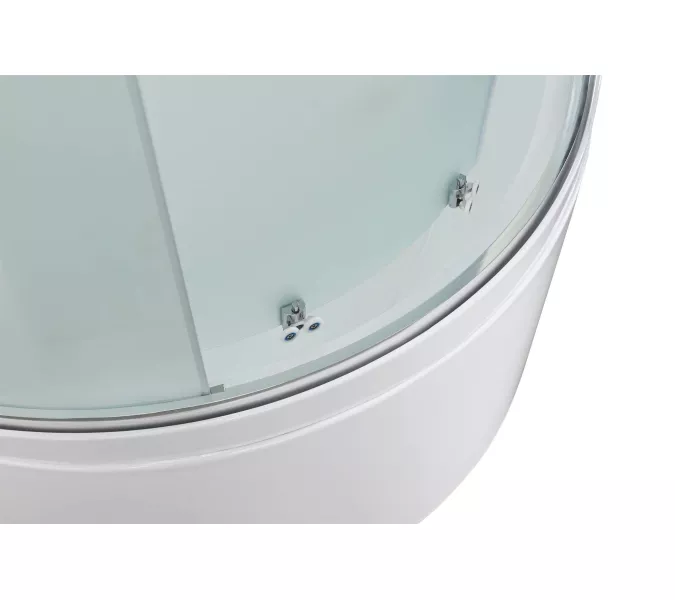 Душевая кабина AvaCan EM5080/5090/5010 матовое стекло, высокий поддон, Цвет стекла: матовое, Цвет профиля: Хром, Выбрать размер: 80х80, Внешний вид: без гидромассажа, Наличие крыши: есть, изображение 15