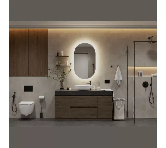 Зеркало ACWEN "Fleur Led"  с бесконтактным сенсором, Внешний вид: вертикальное, Выбрать размер: 600х1000