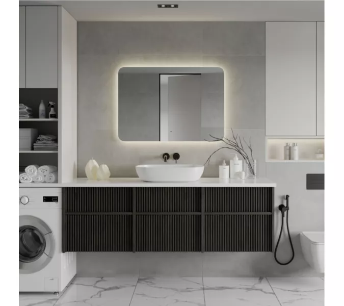 Зеркало ACWEN "Burzhe Led"  с бесконтактным сенсором, Внешний вид: горизонтальное, Выбрать размер: 100x70