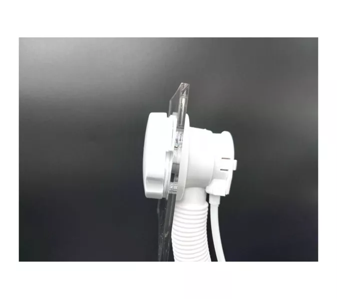 Слив перелив п/автомат Vega V55R 60см WHITE глянец эко, Выбрать цвет: Белый, изображение 2