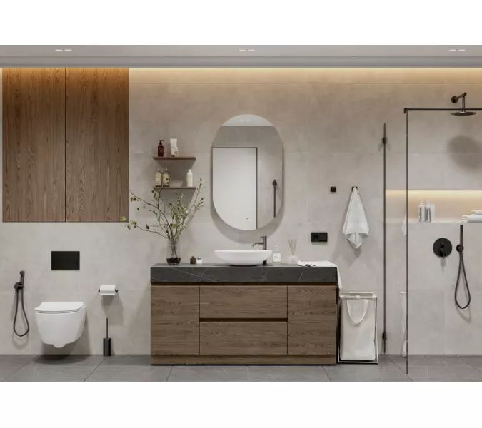 Зеркало ACWEN "Fleur Led"  с бесконтактным сенсором, Внешний вид: вертикальное, Выбрать размер: 600х1000, изображение 3