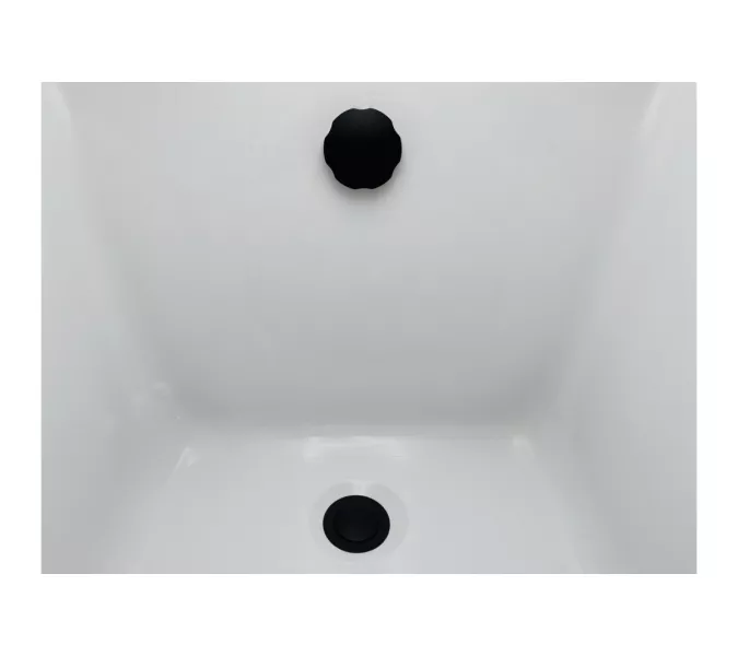 Слив перелив п/автомат Vega V55R 60см BLACK матовый, Выбрать цвет:  черный матовый, изображение 3