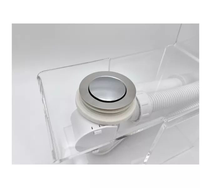 Слив перелив п/автомат Vega V55К 80см хром глянец, изображение 3