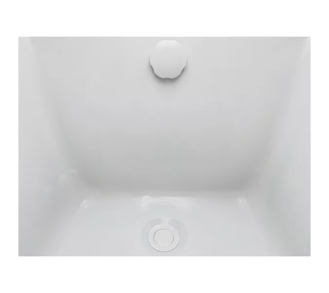 Слив перелив п/автомат Vega V55R 60см WHITE глянец эко, Выбрать цвет: Белый, изображение 4