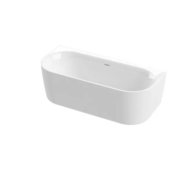 Акриловая ванна CEZARES METAURO-INT-Wall-180-80-60, Выбрать цвет: Белый, Выбрать размер: 180х80