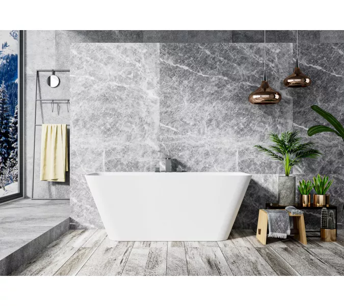 Ванна из искусственного камня Solid Surface CEZARES CZR-LINER-170-80-60-SSB, изображение 4