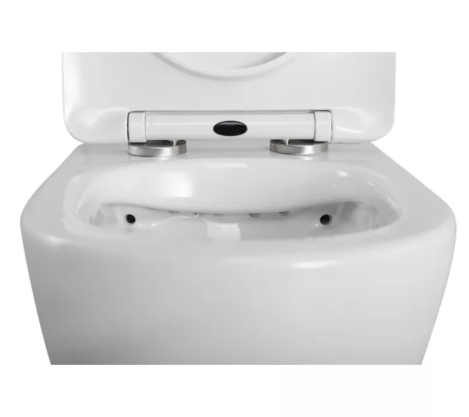 Унитаз подвесной безободковый с сиденьем BelBagno UNO 2.0 BB7306CHR/SC, изображение 9