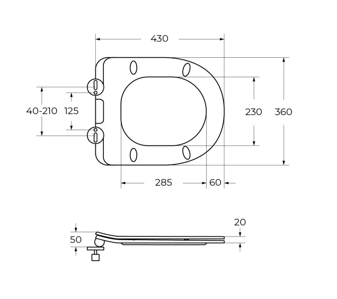 Унитаз подвесной безободковый с сиденьем BelBagno UNO 2.0 BB7306CHR/SC, изображение 11