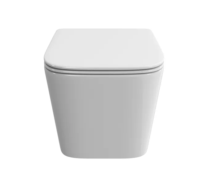 Унитаз подвесной безободковый с сиденьем и смывом TORNADO BelBagno DUE-TOR BB5171CH-TOR/SC, изображение 5