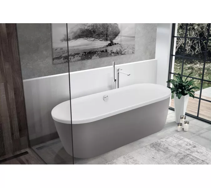 Акриловая ванна CEZARES METAURO-Central-180-80-40-W-MATT, изображение 3