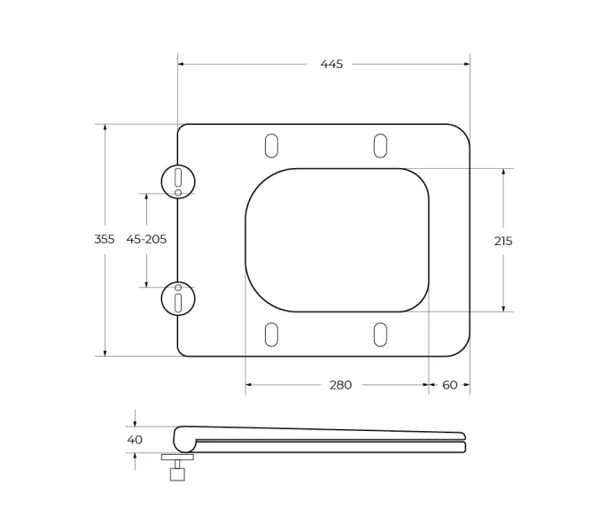 Унитаз подвесной безободковый с сиденьем BelBagno LUCE BB076CH-TOR/SC, изображение 15
