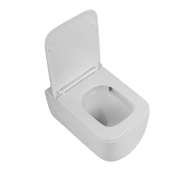 Унитаз подвесной безободковый с сиденьем BelBagno LUCE BB076CH-TOR/SC, изображение 2