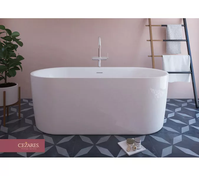 Акриловая ванна CEZARES METAURO-INT-Central-180-80-60, Выбрать цвет: Белый, Выбрать размер: 180х80, изображение 2