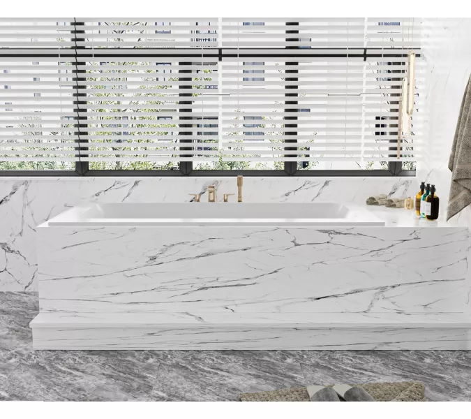 Ванна из искусственного камня Solid Surface CEZARES CZR-SLIDER-170-80-57-SSB, изображение 4