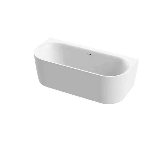 Акриловая ванна CEZARES METAURO-INT-Wall-180-80-60-W-MATT, Выбрать цвет: Белый матовый, Выбрать размер: 180х80