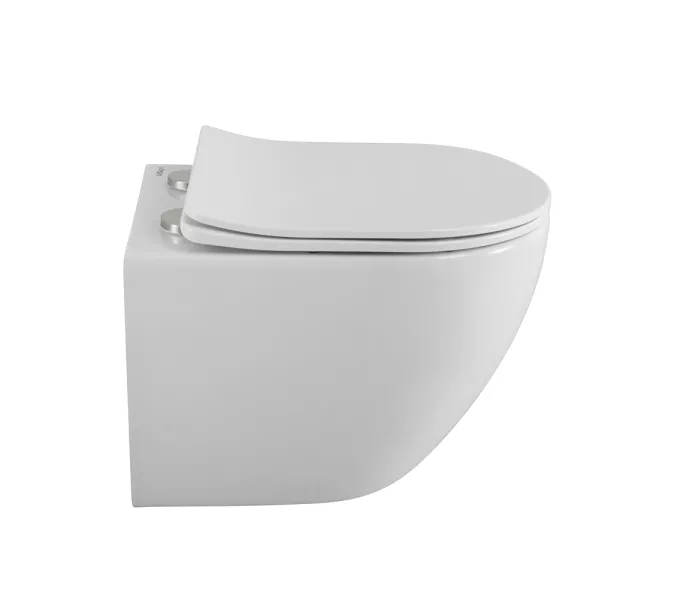 Унитаз подвесной безободковый с сиденьем BelBagno UNO 2.0 BB7306CHR/SC, изображение 4