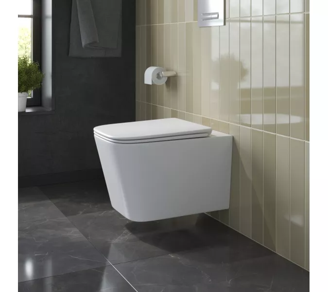 Унитаз подвесной безободковый с сиденьем и смывом TORNADO BelBagno DUE-TOR BB5171CH-TOR/SC, изображение 16