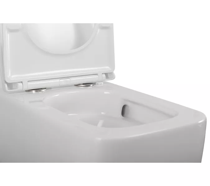 Унитаз подвесной безободковый с сиденьем BelBagno LUCE BB076CH-TOR/SC, изображение 8