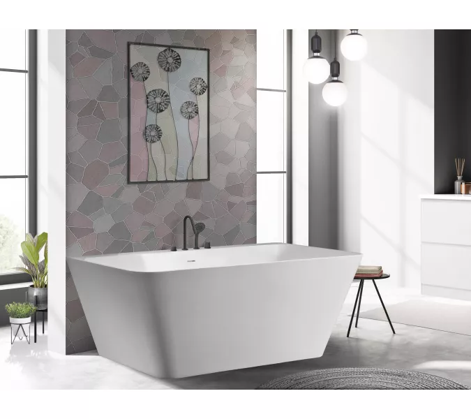 Ванна из искусственного камня Solid Surface CEZARES CZR-LINER-170-80-60-SSB, изображение 6