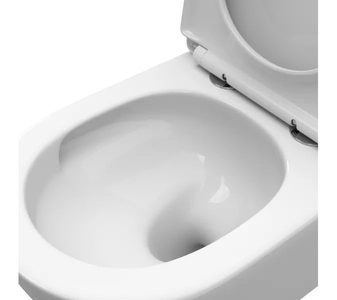 Унитаз подвесной безободковый с сиденьем и смывом TORNADO BelBagno UNO-TOR BB5177CH-TOR/SC, изображение 8